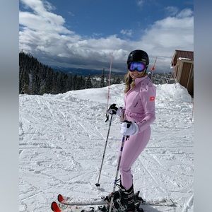 ASOS 4505 Ski Fitted Belted Ski Suit with Hood